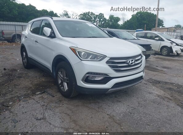 5NMZUDLBXHH007226 2017 HYUNDAI SANTA FE SPORT White Przód prawy