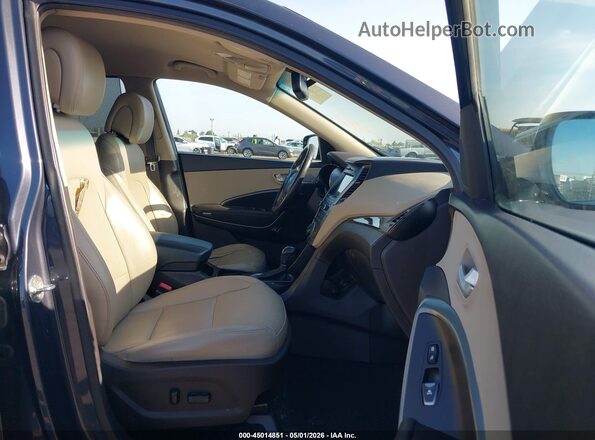 5NMZUDLBXHH012510 2017 HYUNDAI SANTA FE SPORT Серый Вид салона спереди