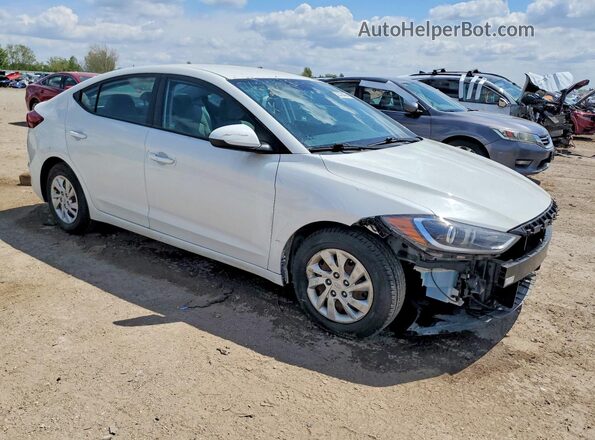 5NPD74LF0HH111733 2017 HYUNDAI ELANTRA Белый Передняя правая четверть
