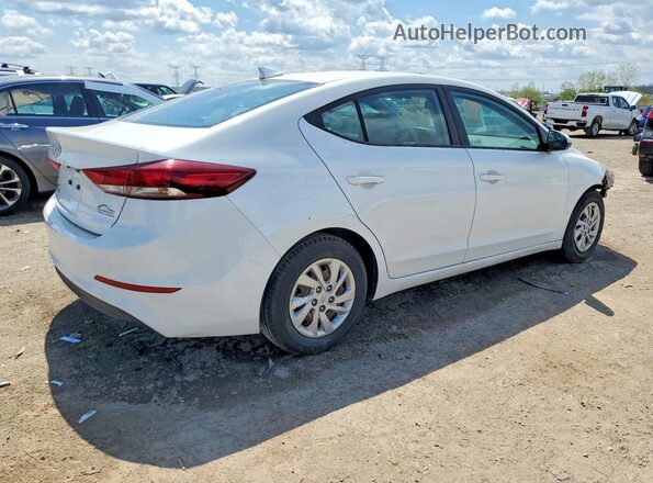 5NPD74LF0HH111733 2017 HYUNDAI ELANTRA Белый Задняя правая четверть
