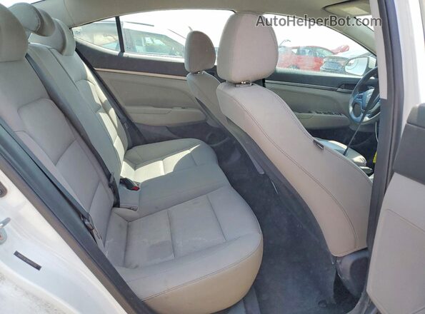 5NPD74LF0HH111733 2017 HYUNDAI ELANTRA Белый Вид задних сидений
