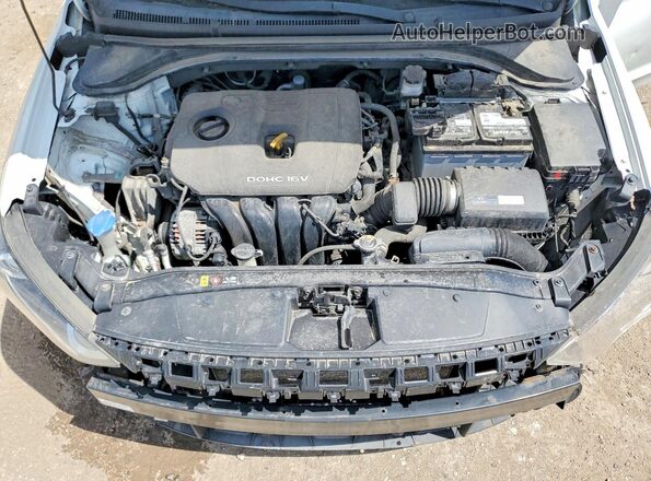 5NPD74LF0HH111733 2017 HYUNDAI ELANTRA Белый Вид задней части салона