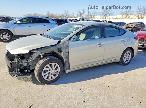 5NPD74LF0JH275960 2018 HYUNDAI ELANTRA Silver Առջևի ձախ երեք քառորդ տեսարան