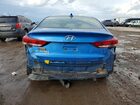 2018 Hyundai Elantra Se Синий vin: 5NPD74LF0JH373922