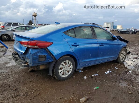 5NPD74LF0JH373922 2018 HYUNDAI ELANTRA Синий Задняя правая четверть