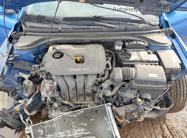 5NPD74LF0JH373922 2018 HYUNDAI ELANTRA Синий Вид задней части салона
