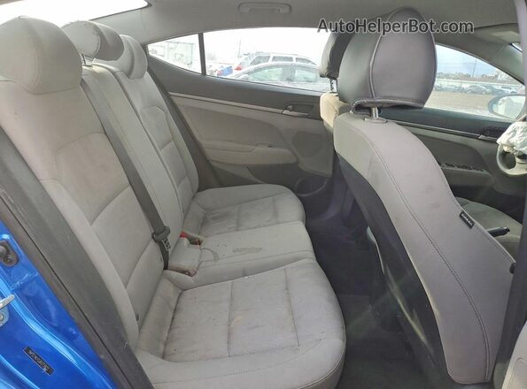 5NPD74LF0JH373922 2018 HYUNDAI ELANTRA Синий Вид задних сидений