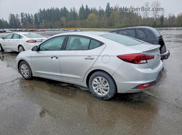 5NPD74LF0KH411229 2019 HYUNDAI ELANTRA Серебряный Задняя левая четверть
