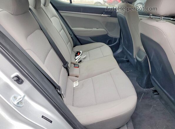 5NPD74LF0KH411229 2019 HYUNDAI ELANTRA Серебряный Вид задних сидений