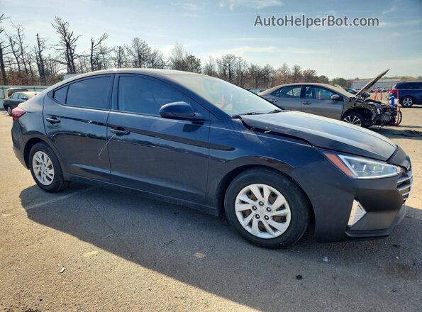5NPD74LF0KH418763 2019 HYUNDAI ELANTRA Черный Передняя правая четверть