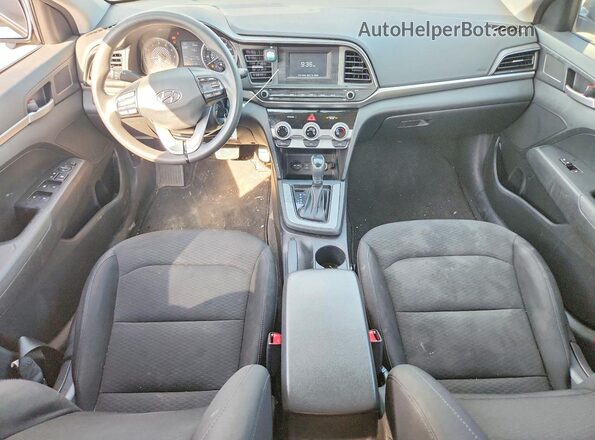 5NPD74LF0KH418763 2019 HYUNDAI ELANTRA Черный Вид панели приборов