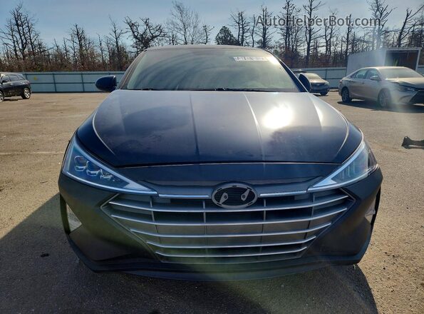 5NPD74LF0KH418763 2019 HYUNDAI ELANTRA Черный Вид спереди