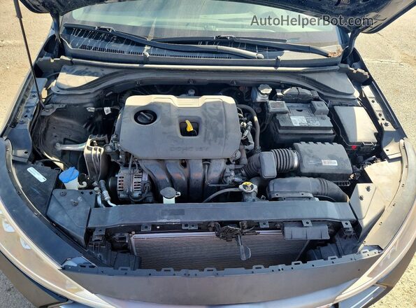5NPD74LF0KH418763 2019 HYUNDAI ELANTRA Черный Вид задней части салона