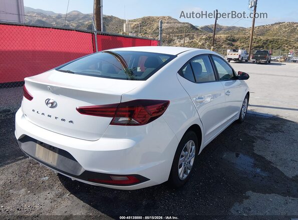 5NPD74LF0LH612808 2020 HYUNDAI ELANTRA Белый Задняя правая четверть
