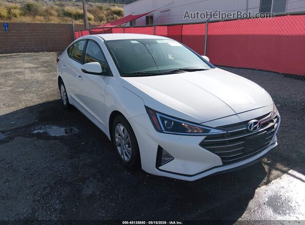 5NPD74LF0LH612808 2020 HYUNDAI ELANTRA Белый Передняя правая четверть