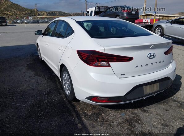 5NPD74LF0LH612808 2020 HYUNDAI ELANTRA Белый Задняя левая четверть