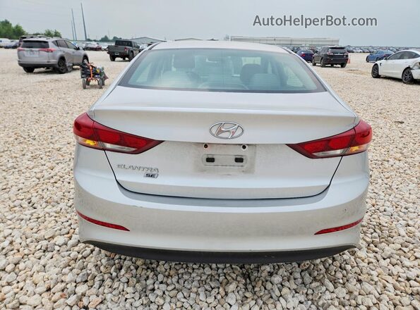5NPD74LF1JH223883 2018 HYUNDAI ELANTRA Gray Rear view