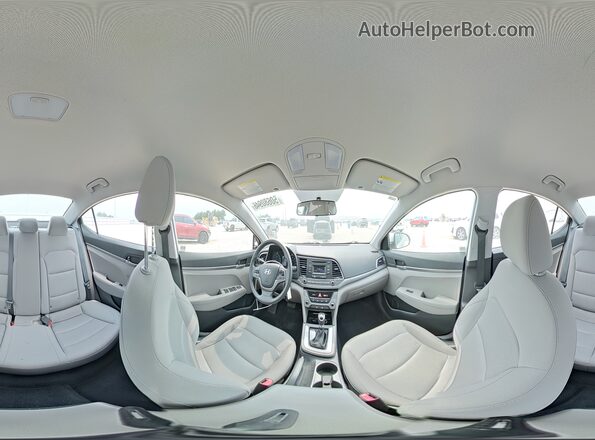 5NPD74LF1JH223883 2018 HYUNDAI ELANTRA Gray 360 interior view