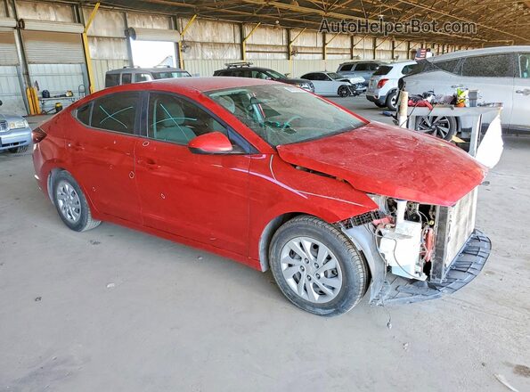 5NPD74LF1LH594593 2020 HYUNDAI ELANTRA Красный Передняя правая четверть