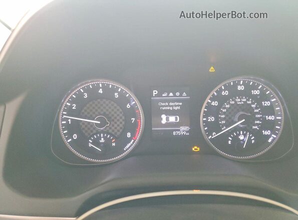 5NPD74LF1LH594593 2020 HYUNDAI ELANTRA Красный Вид щитка приборов
