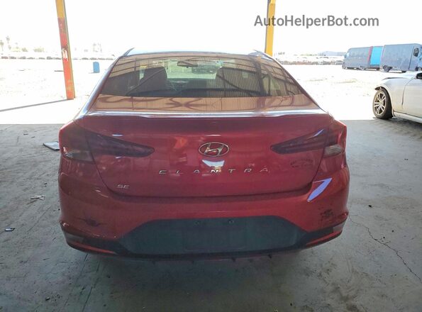 5NPD74LF1LH594593 2020 HYUNDAI ELANTRA Красный Вид сзади