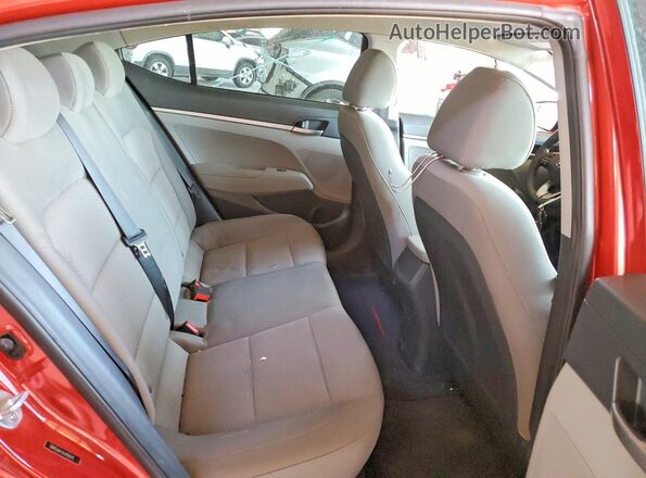 5NPD74LF1LH594593 2020 HYUNDAI ELANTRA Красный Вид задних сидений