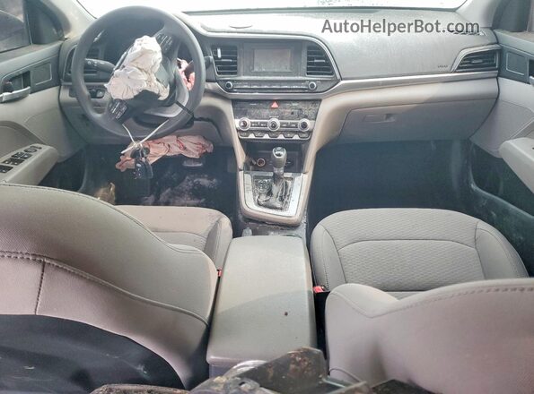 5NPD74LF1LH607469 2020 HYUNDAI ELANTRA Black Widok deski rozdzielczej