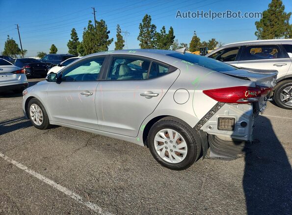 5NPD74LF2HH050403 2017 HYUNDAI ELANTRA Silver Rear left
