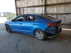 2017 Hyundai Elantra Se Синий vin: 5NPD74LF2HH089542