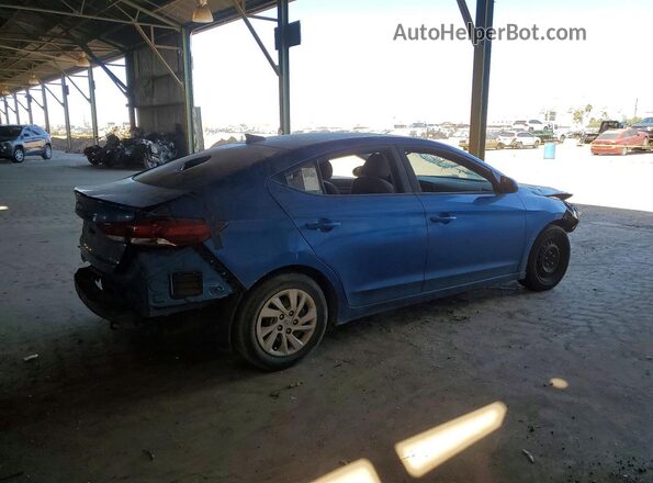 5NPD74LF2HH089542 2017 HYUNDAI ELANTRA Синий Задняя правая четверть