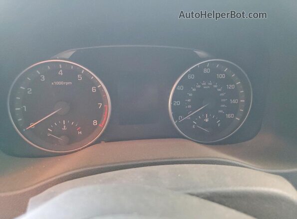 5NPD74LF2HH089542 2017 HYUNDAI ELANTRA Синий Вид щитка приборов