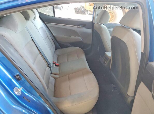 5NPD74LF2HH089542 2017 HYUNDAI ELANTRA Синий Вид задних сидений