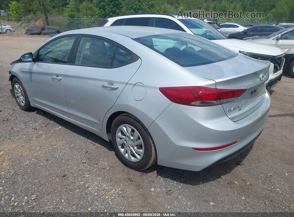 5NPD74LF2JH224153 2018 HYUNDAI ELANTRA Silver Tył lewy