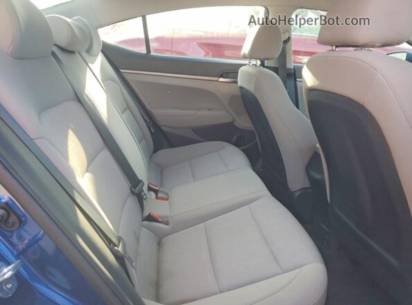 5NPD74LF2JH387157 2018 HYUNDAI ELANTRA Синий Вид задних сидений