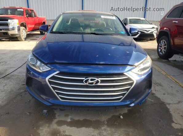 5NPD74LF2JH387157 2018 HYUNDAI ELANTRA Синий Вид спереди