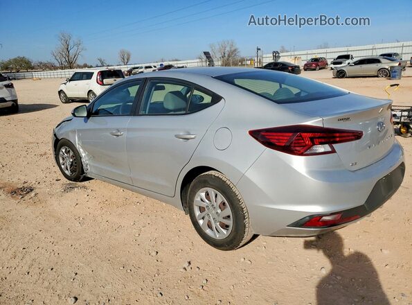 5NPD74LF2KH487602 2019 HYUNDAI ELANTRA Серебряный Задняя левая четверть