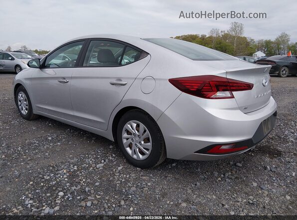 5NPD74LF2KH495375 2019 HYUNDAI ELANTRA Silver Trasero izquierdo