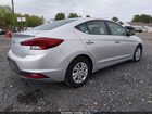 2019 Hyundai Elantra Se Silver vin: 5NPD74LF2KH495375