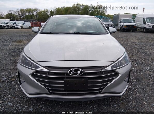 5NPD74LF2KH495375 2019 HYUNDAI ELANTRA Silver Vista interior trasera