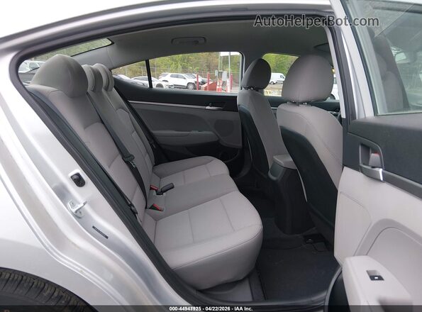 5NPD74LF2KH495375 2019 HYUNDAI ELANTRA Silver Vista de la etiqueta del VIN