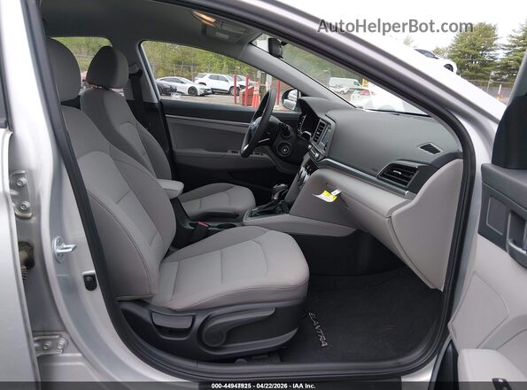 5NPD74LF2KH495375 2019 HYUNDAI ELANTRA Silver Vista interior delantera