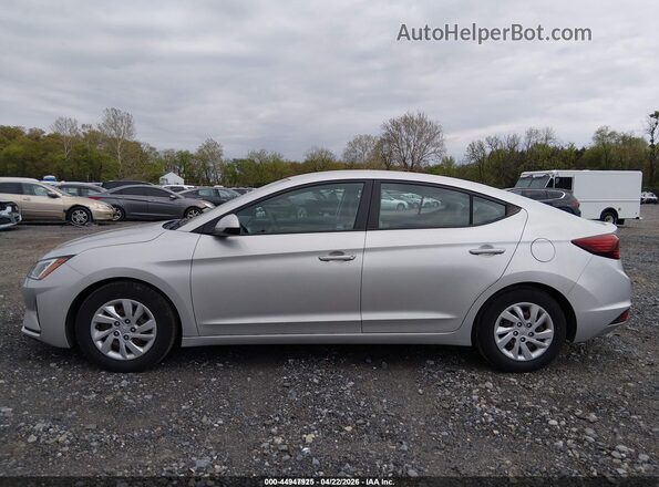 5NPD74LF2KH495375 2019 HYUNDAI ELANTRA Silver 