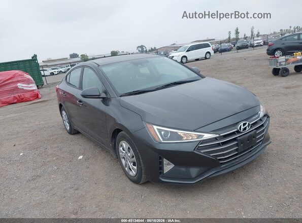 5NPD74LF2LH602068 2020 HYUNDAI ELANTRA Gray Widok z przodu