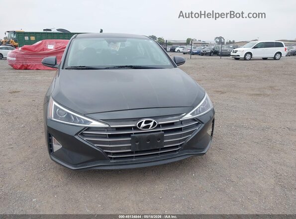 5NPD74LF2LH602068 2020 HYUNDAI ELANTRA Gray Widok wnętrza z tyłu