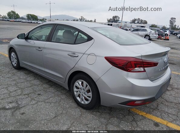 5NPD74LF2LH613653 2020 HYUNDAI ELANTRA Silver Trasero izquierdo