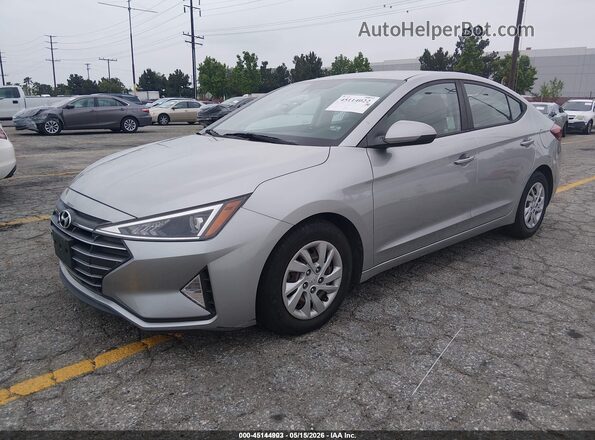 5NPD74LF2LH613653 2020 HYUNDAI ELANTRA Silver Vista tres cuartos delantera izquierda