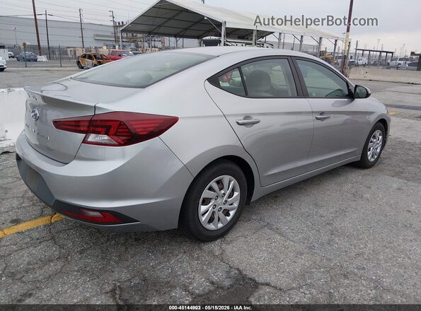5NPD74LF2LH613653 2020 HYUNDAI ELANTRA Silver Trasero derecho