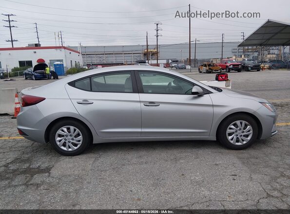 5NPD74LF2LH613653 2020 HYUNDAI ELANTRA Silver Vista interior trasera