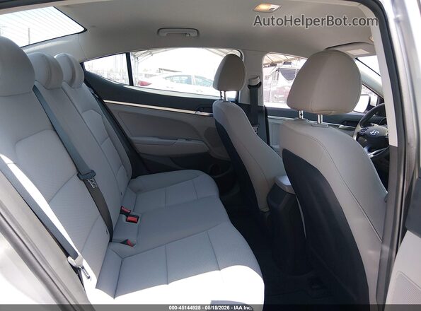 5NPD74LF2LH613667 2020 HYUNDAI ELANTRA Silver Vista de la etiqueta del VIN