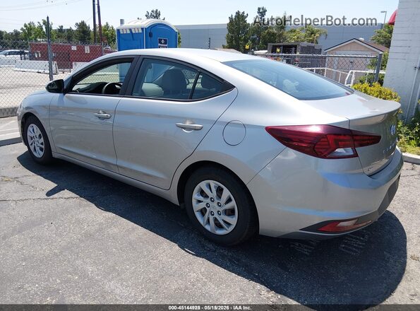 5NPD74LF2LH613667 2020 HYUNDAI ELANTRA Silver Trasero izquierdo